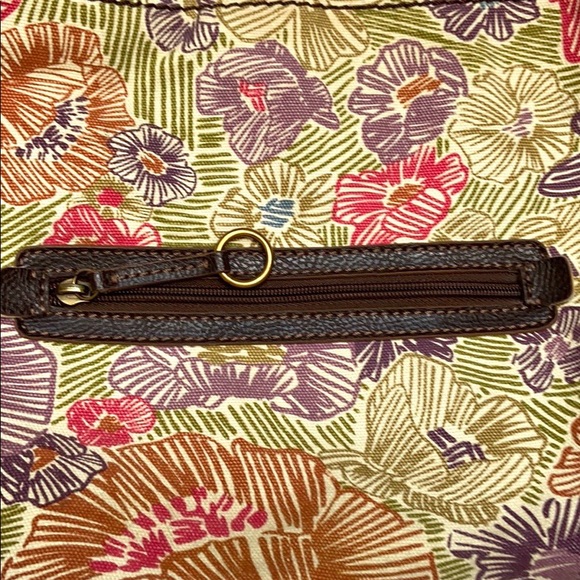 Fossil Floral Canvas Shoulder Bag - Picture 9 of 12